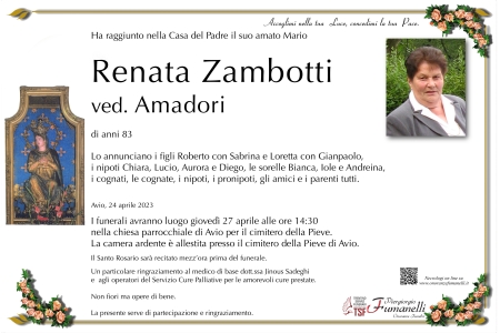 Renata Zambotti ved. Amadori
